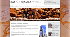 Desktop Screenshot of bayofshoalswines.com.au